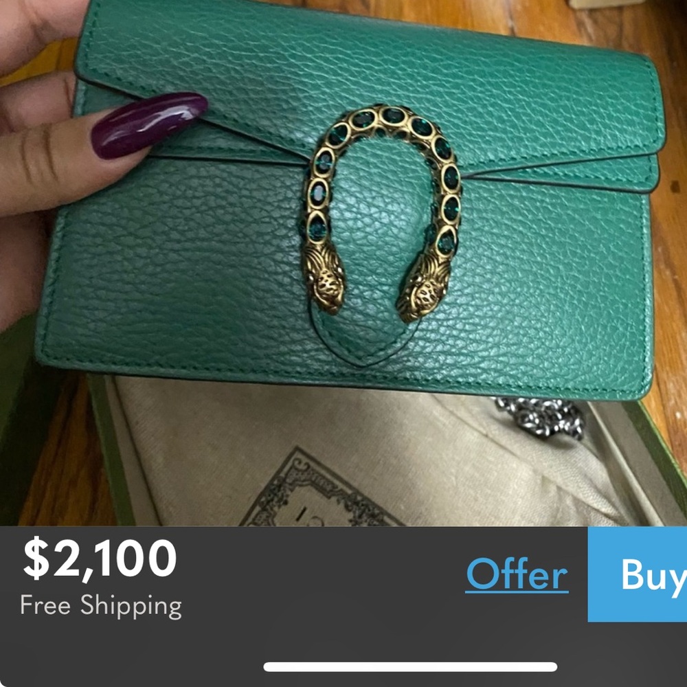 Gucci Black leather mini crossbody in original box w serial number. - Picture 14 of 14